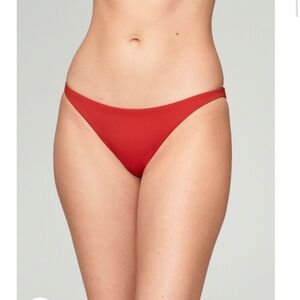 NWT CUUP Swim The Bikini Bottom Sz 1/ XS Lava